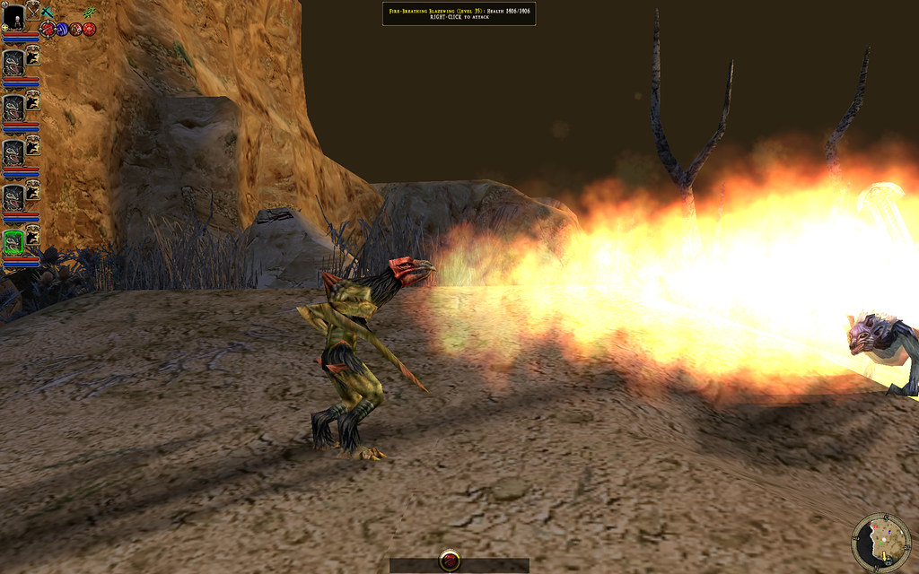 FireBreathing Blazewing (side) The Fantasy Art of Compute… Flickr