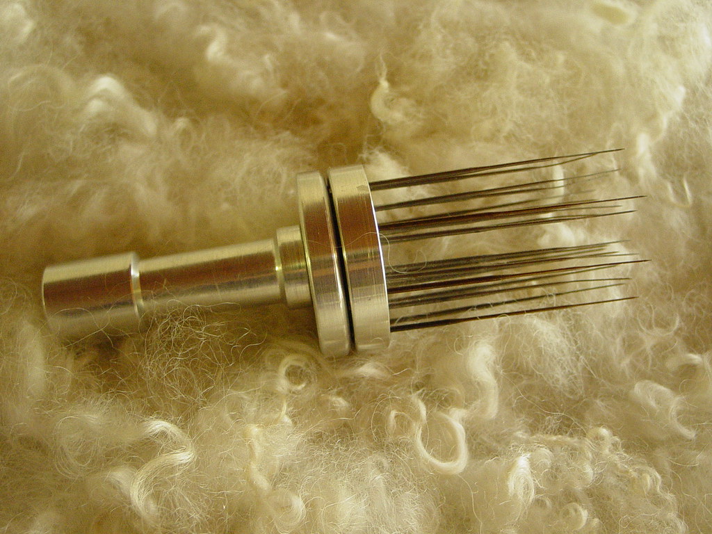 Machined needle felt tool This is a machined tool that hol… Flickr