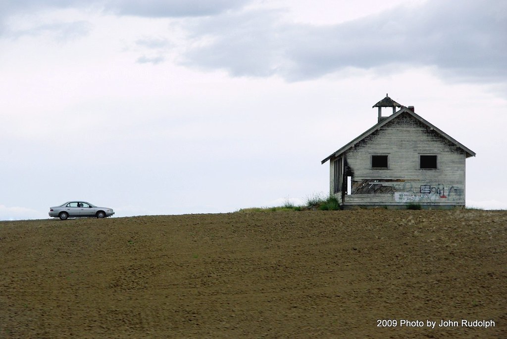 School House Taken between Waterville and Grand Coulee (Gr… Flickr