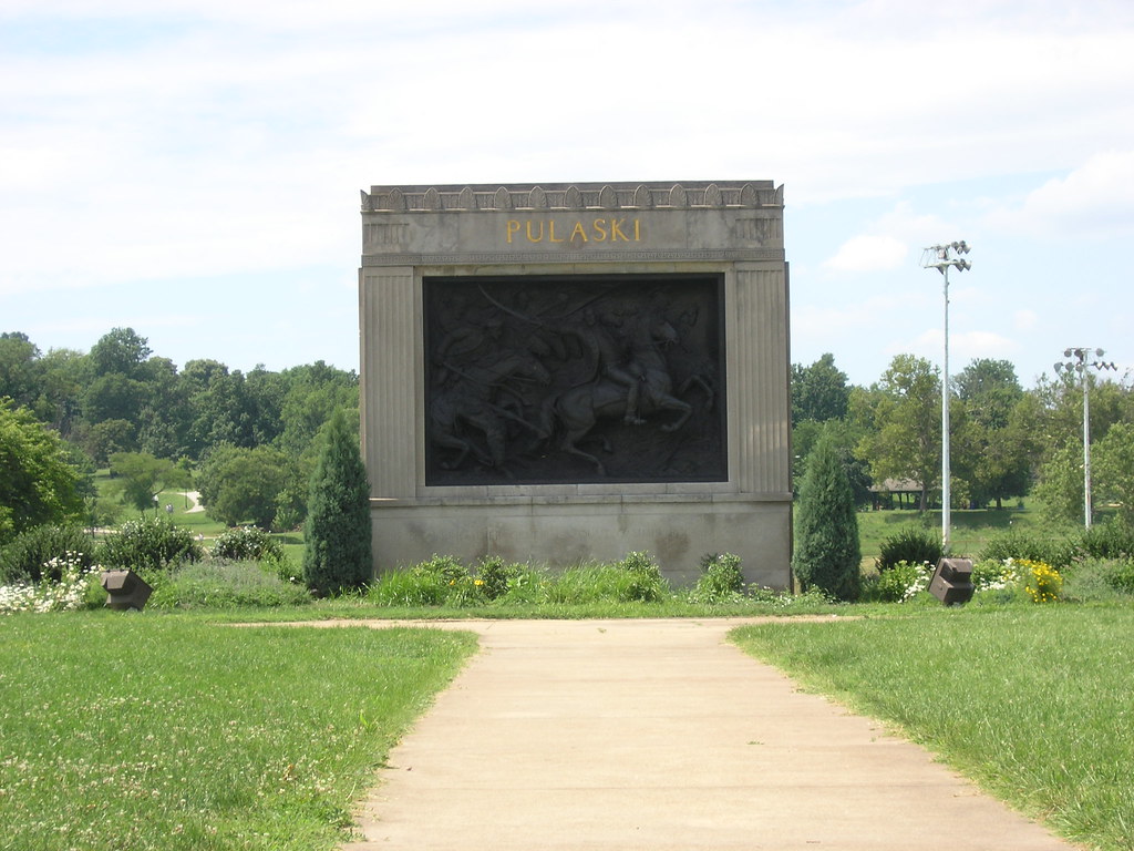 Memorial to General Casimir Pulaski in Patterson Park, Bal… Flickr