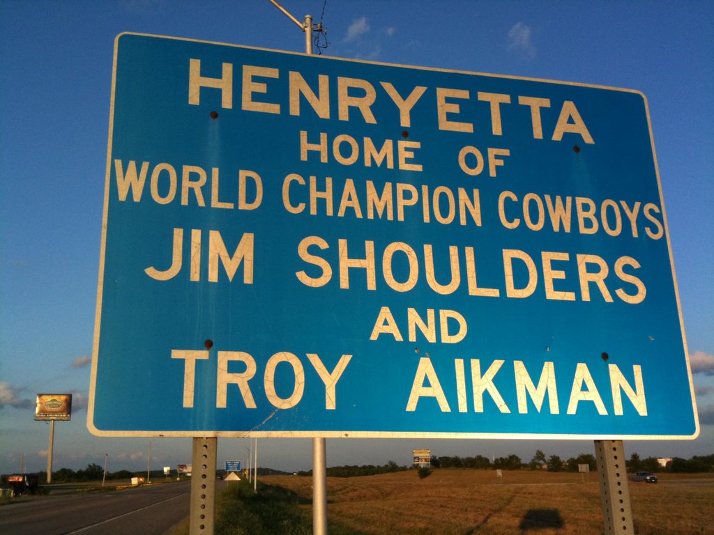 Henryetta, Oklahoma Home of Jim Shoulders and Troy Aikman… Flickr