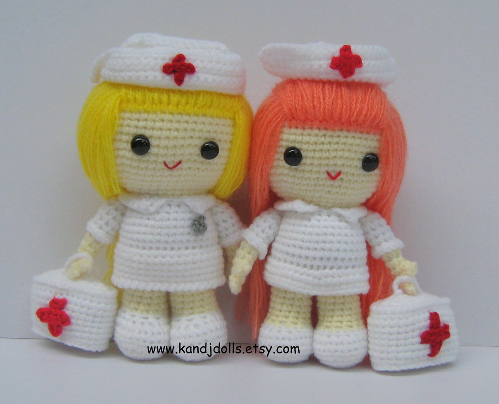 Nurse Jazzy, amigurumi, crochet pattern For sale on www.ka… Flickr