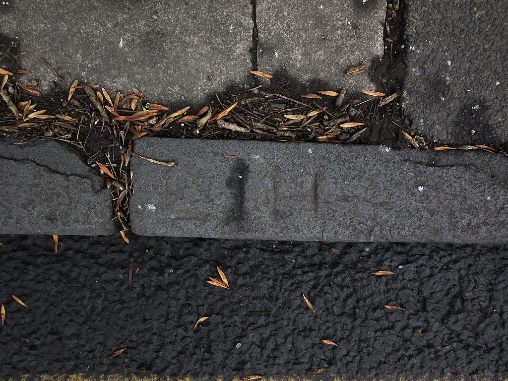 Kerbstone marks Preston Road, North Shields aj.gardner Flickr