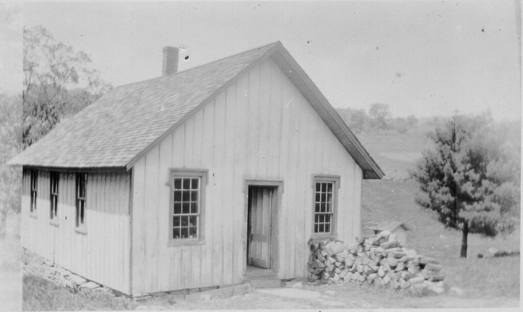 Bovina Pink Street School (District 2) building 1920s Flickr