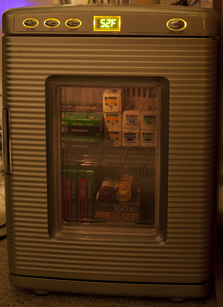 Film storage What do you do with a small drink fridge that… Flickr