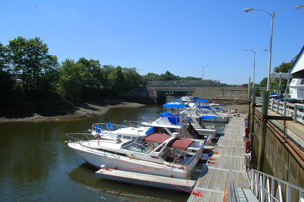 Monatiquot River At Braintree Yacht Club, Weymouth Landing