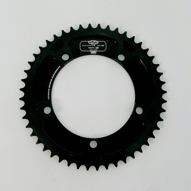 USE Chainring Black 130PCD 48Teeth 1/8th shinya suzaki Flickr