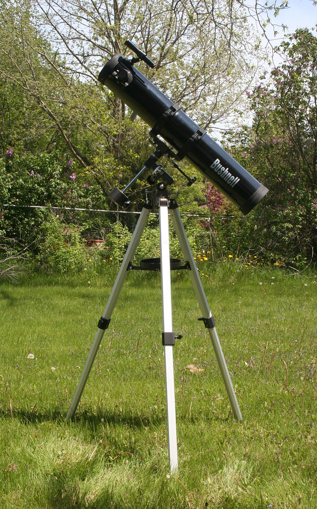 My New Toy Bushnell 114 mm Newtonian reflector telescope b… Flickr