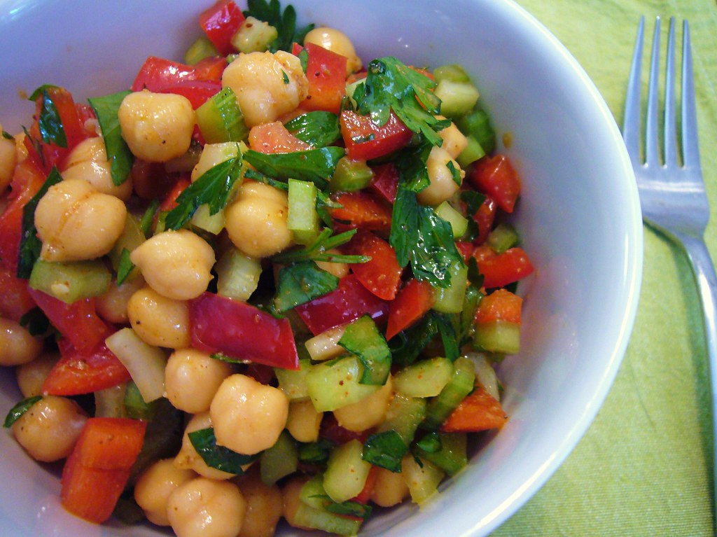 Spicy Chickpea Salad terriyaki247 Flickr