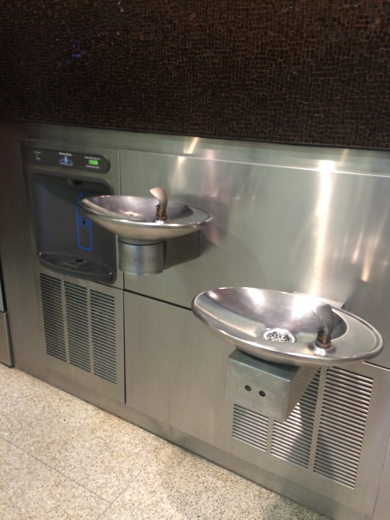 Water fountains at airports Raul PachecoVega Flickr