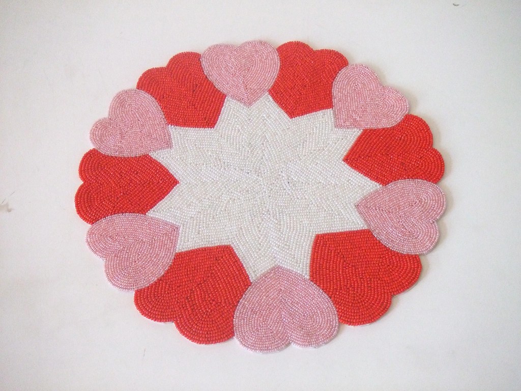 VALENTINE'S BEADED PLACEMATS Flickr