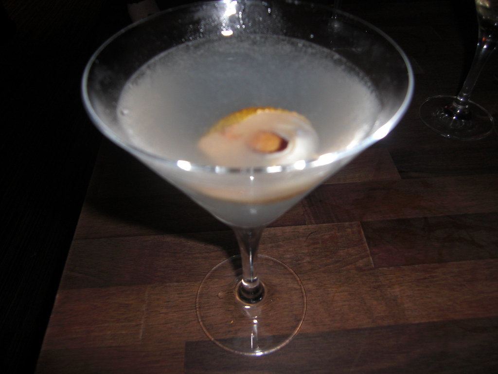 Lychee Martini Dirty Martini Bombay Sapphire Gin shaken … Flickr
