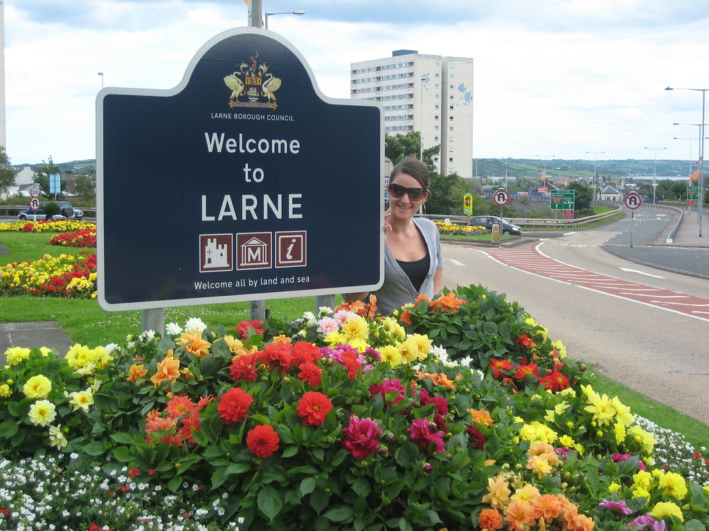 larne sign in ireland Alanna and Sean's Europe travels '08'09 Flickr