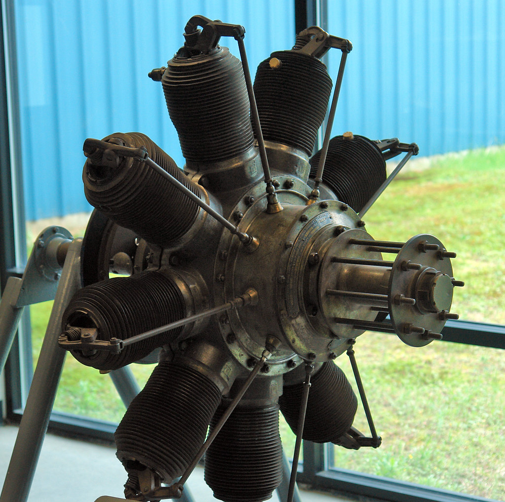 Gnome Rotary Aviation Engine, France 1916 | WW1 French engin… | Flickr