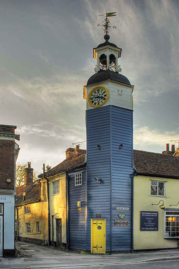 Coggeshall Clock Tower Sunset at a quarter to four Flickr