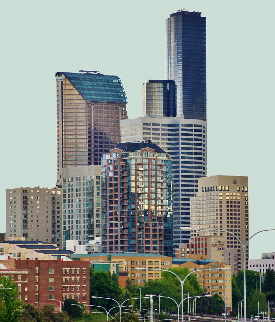 Some Tall Buildings in Seattle As viewed from Capitol Hill… Flickr