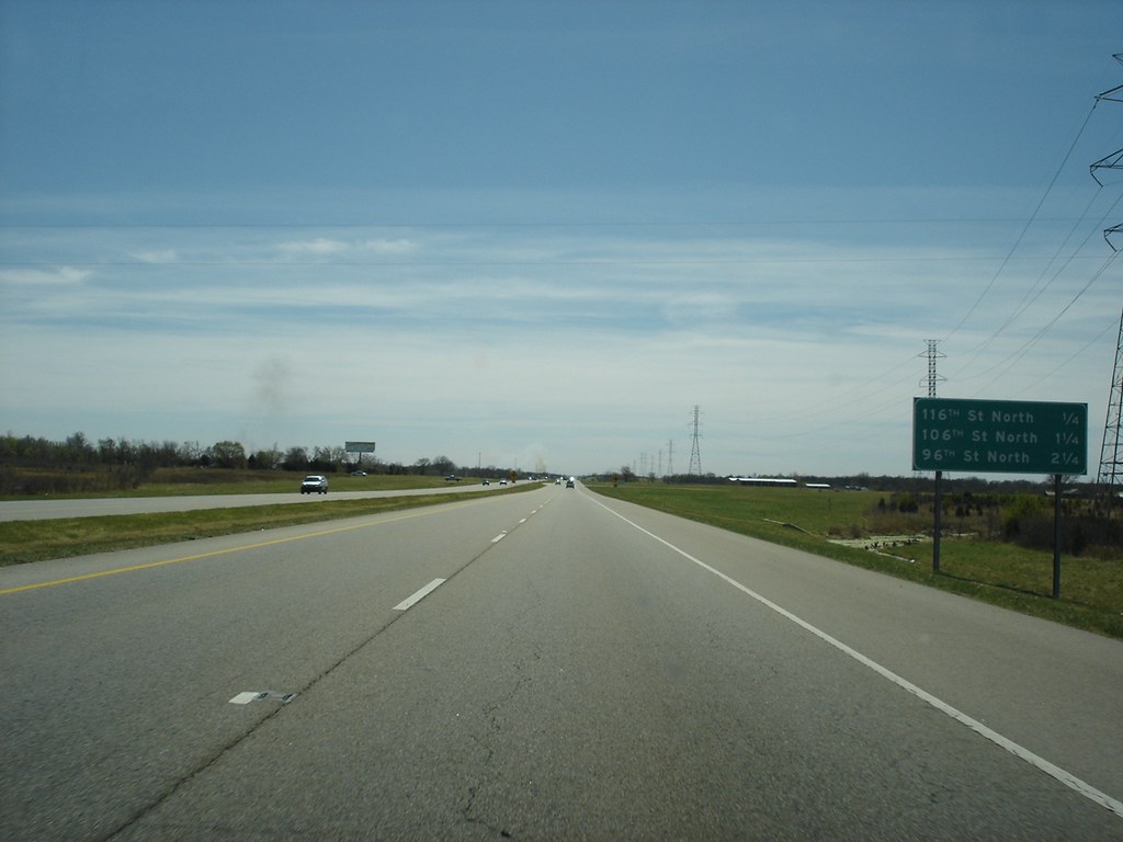 DSC04864 Mileage sign on U.S. 75 South. 116th Street North… Flickr
