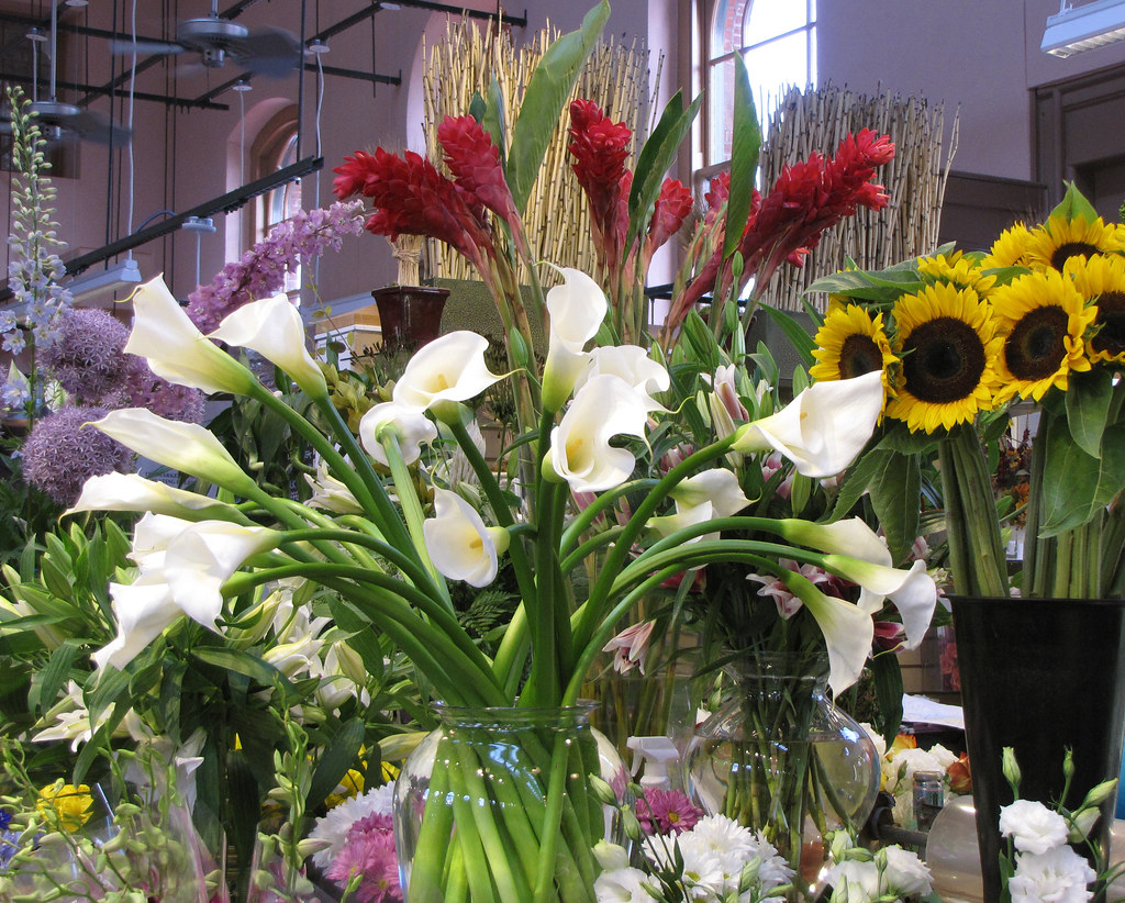 Eastern Market flowers Flower vendor in Eastern Market on … Flickr