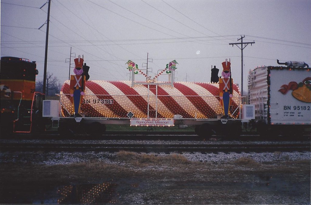 Christmas Train Springfield Missouri 1998 BNSF Santa Claus… Flickr
