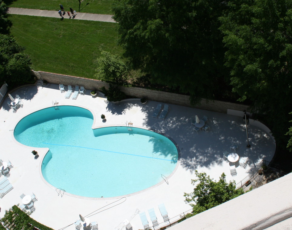 Pool from roofdeck Apartment 509 at Watergate West Flickr