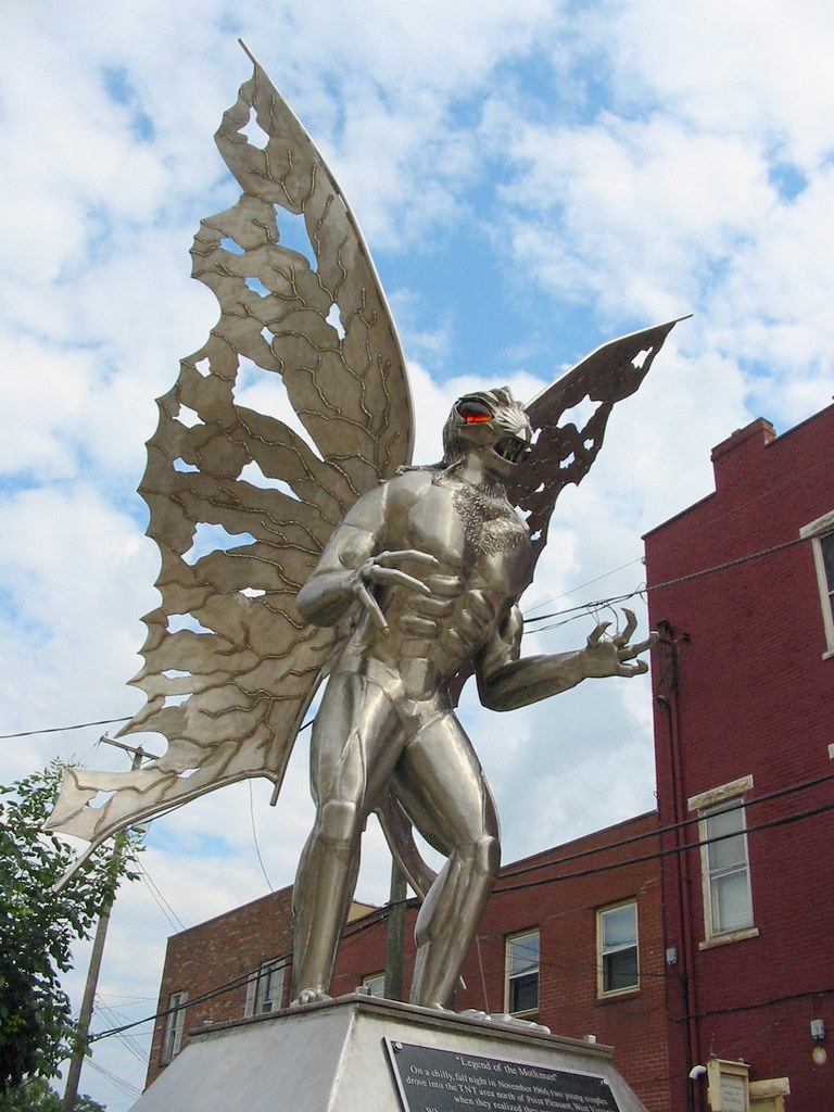 Mothman Statue Point Pleasant, WV July 19 2009 Katherine Bowman