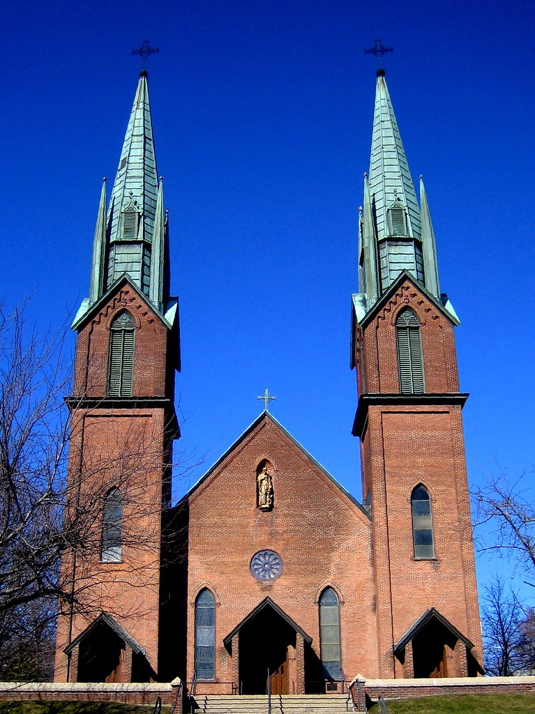 twin • steeples Winooski, Vermont USA • St. Francis Xavier… Flickr