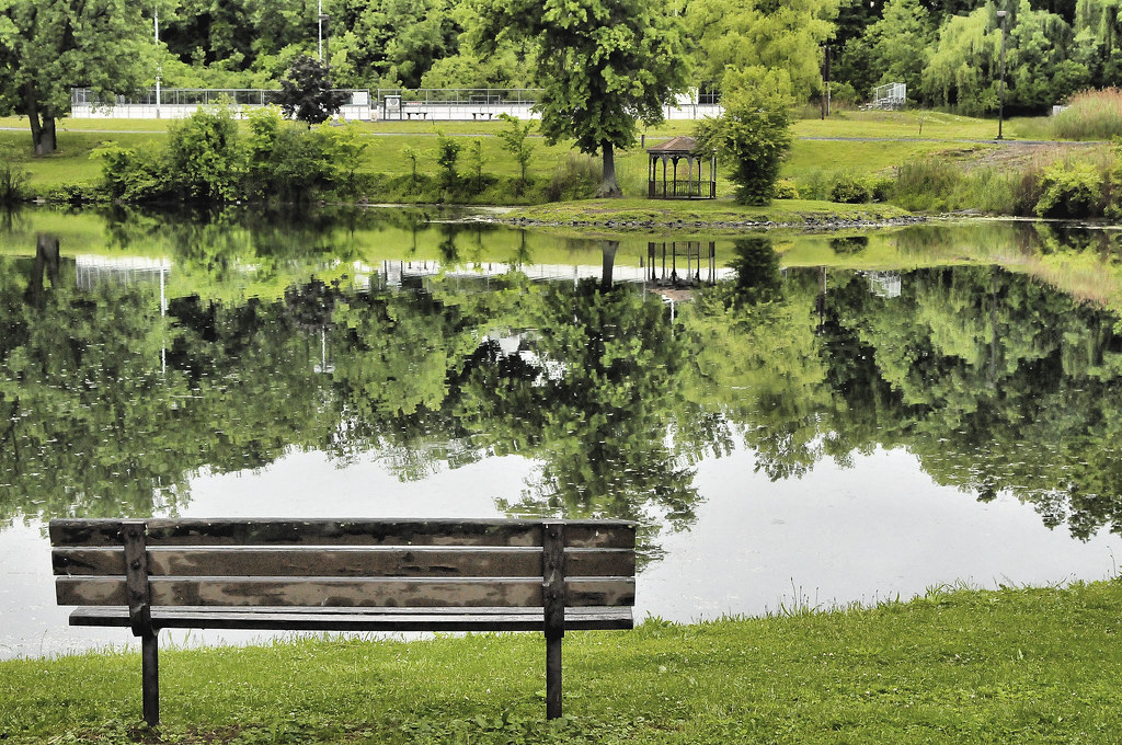 Reflections In The Pond Pecks Pond Haverstraw,NY. Flickr