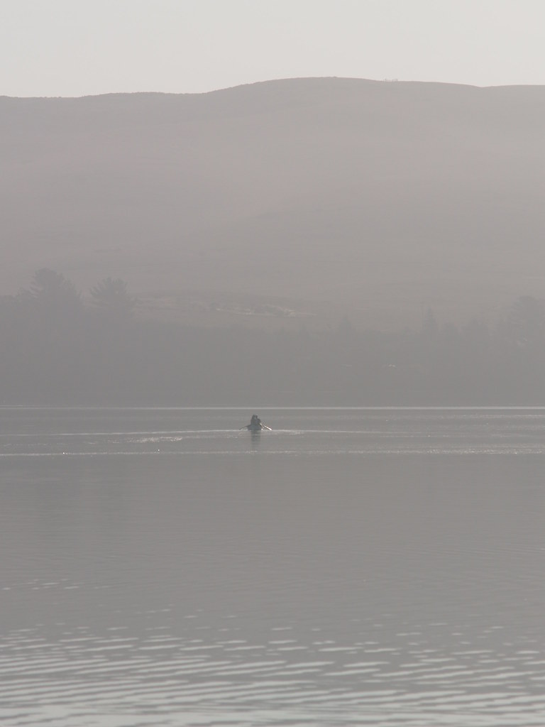 Tomales Bay In the early morning mist. achesonblog Flickr