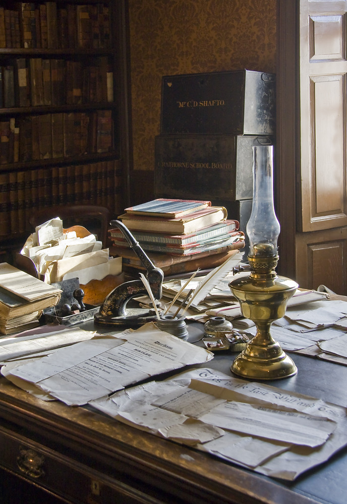 Victorian Study One of the rooms at Beamish open air Museu… Flickr