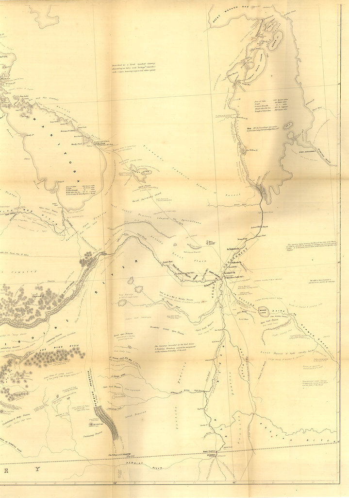 Map of a Portion of Rupert's Land Surveyed and Examined by the