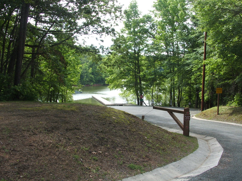 OC Boat Ramp 2 A view of Boat Ramp 2 at Occoneechee Stat