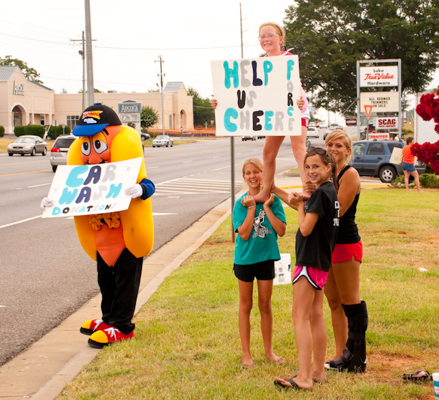 Flickriver Photoset 'Force Elite Cheerleading Carwash in Athens' by