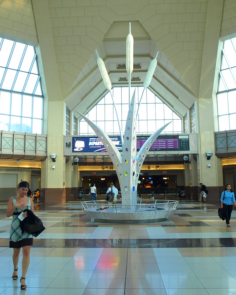 Secaucus Junction Rail Station, New Jersey Cattail Glass a… Flickr