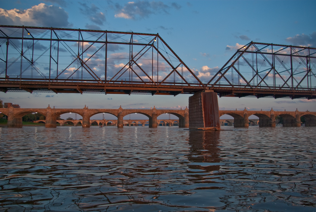 Harrisburg Bridges From front Walnut Street Bridge Ma… Flickr