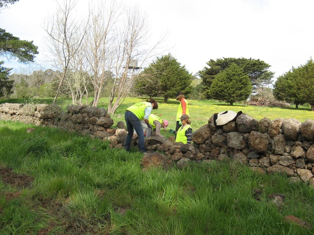 Stoneleigh dry stone wall training Heritage Victoria Flickr