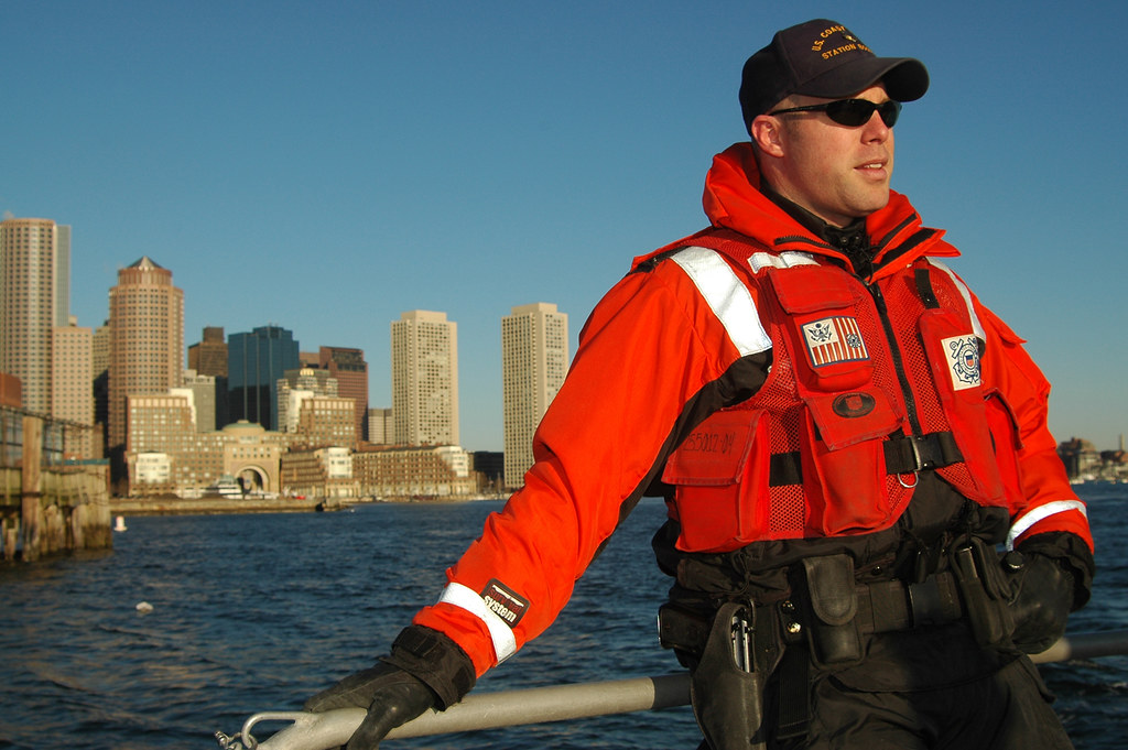 USCG Port Security men in uniform Flickr