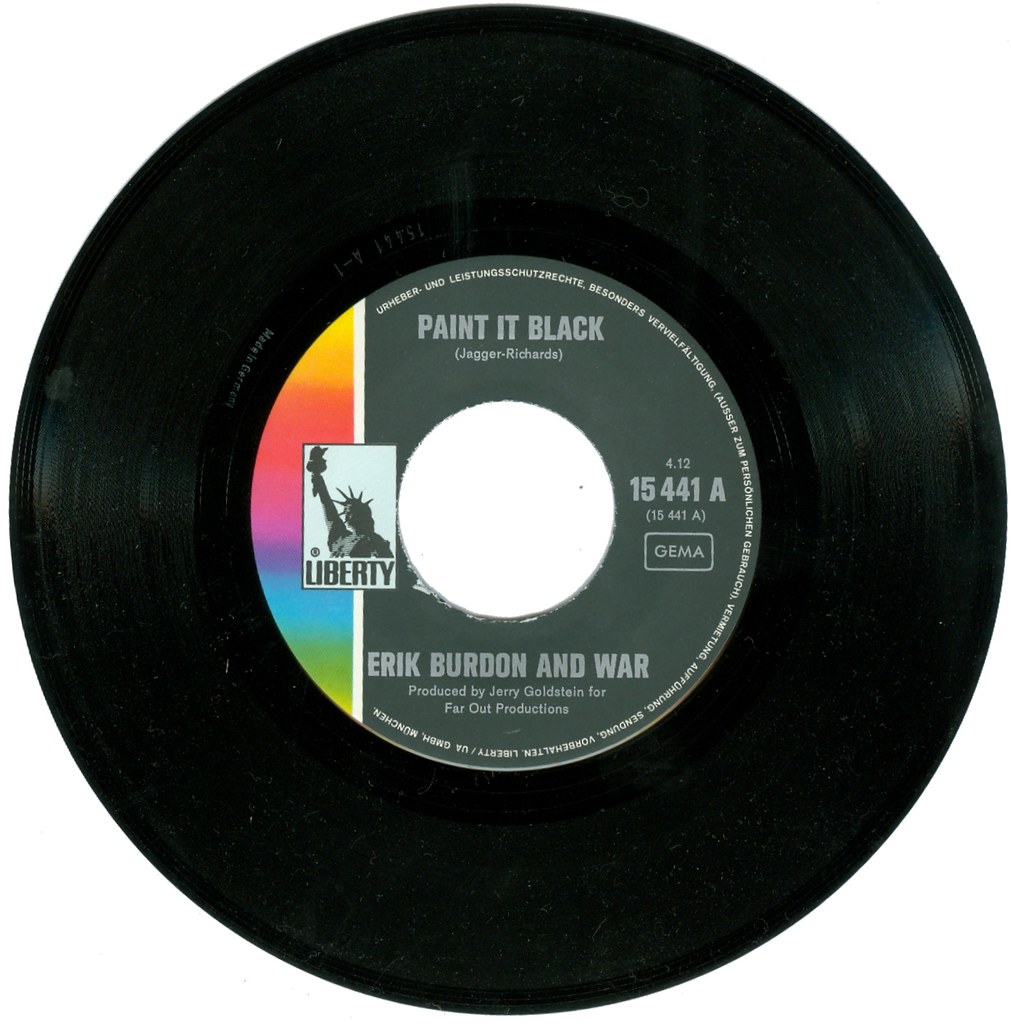 32 Burdon, Eric with War Paint It Black D 1973… Flickr