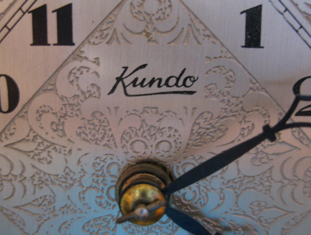 Kieninger & Obergfell (Kundo) 400day clock with "diamond" face (IMG