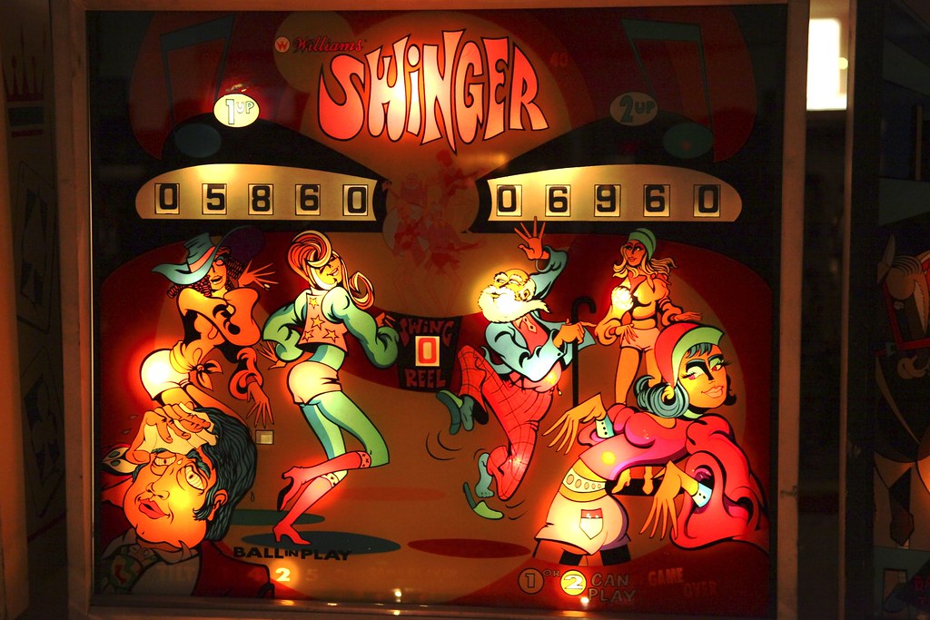Swinger 1960's pinball game Marty E Flickr