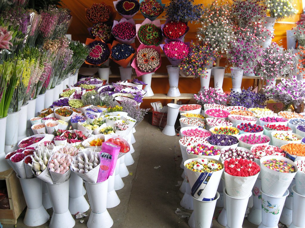 Kunming Flower Mkt Dave Flickr