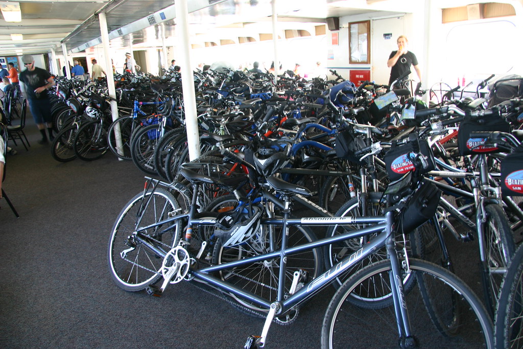 Blazing Saddles on the Angel Island / Sausalito Ferry Flickr