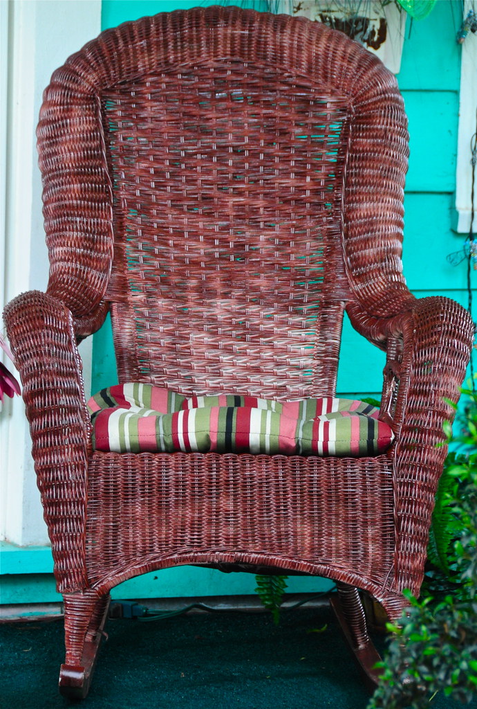 Wicker chair Front porch chair I hadn't noticed before at … Flickr