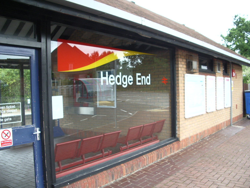 Hedge End train station I've never seen it from this side … Flickr