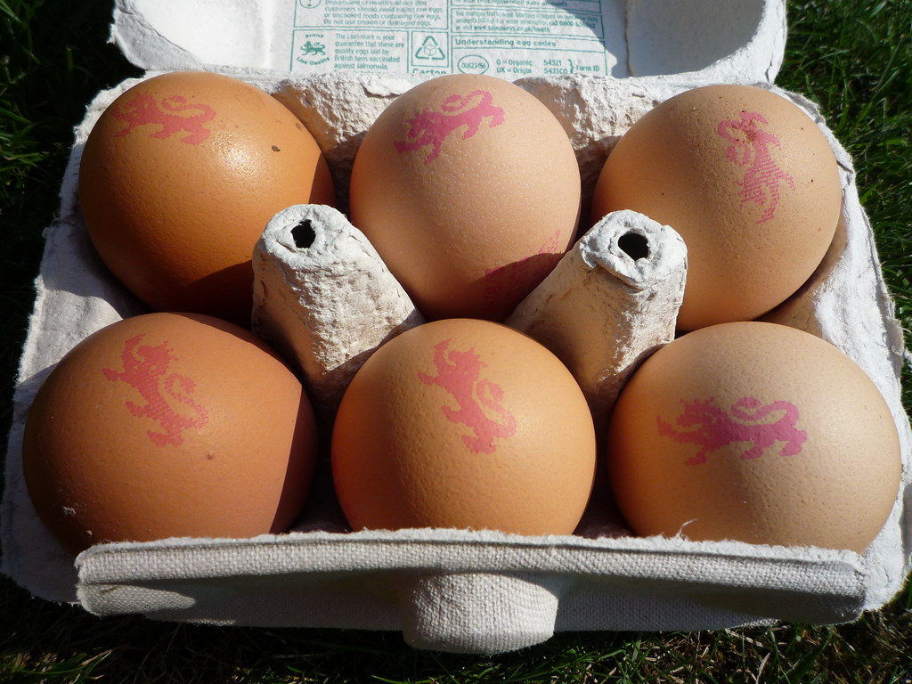 eggs eggs showing the British Lion stamp Ambernectar 13 Flickr