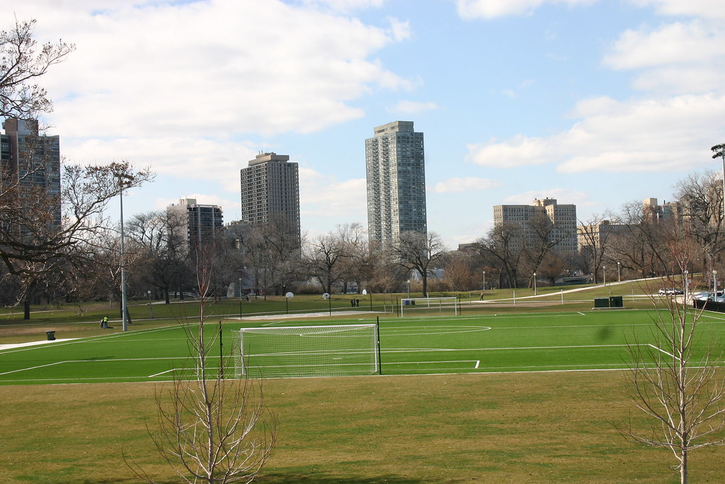 Full view lincoln park soccer field. Chicago Andrés Plashal Flickr
