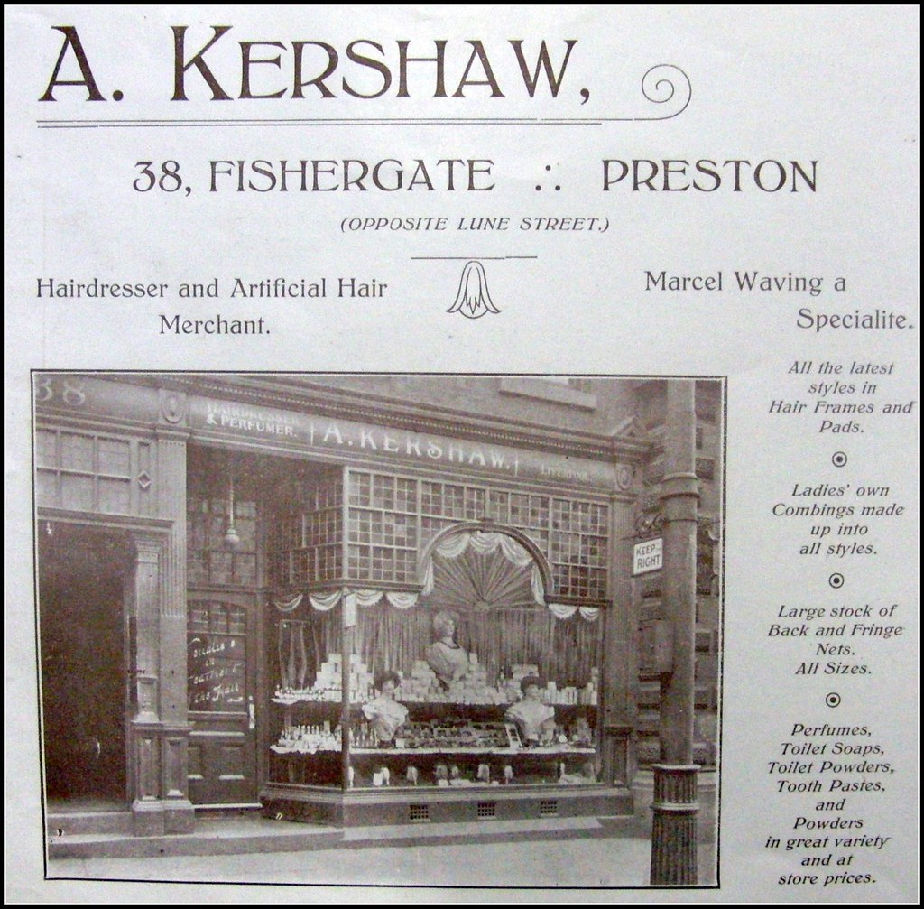 A. Kershaw, Fishergate 1902 Ad Preston Digital Archive Flickr