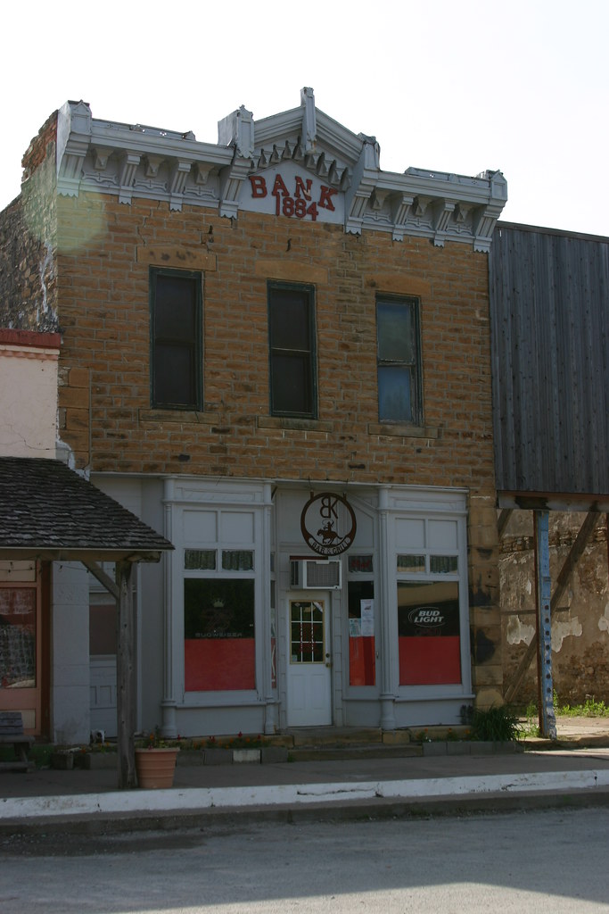 1884 Bank Building in Longton Ks This was an old bank buil… Flickr