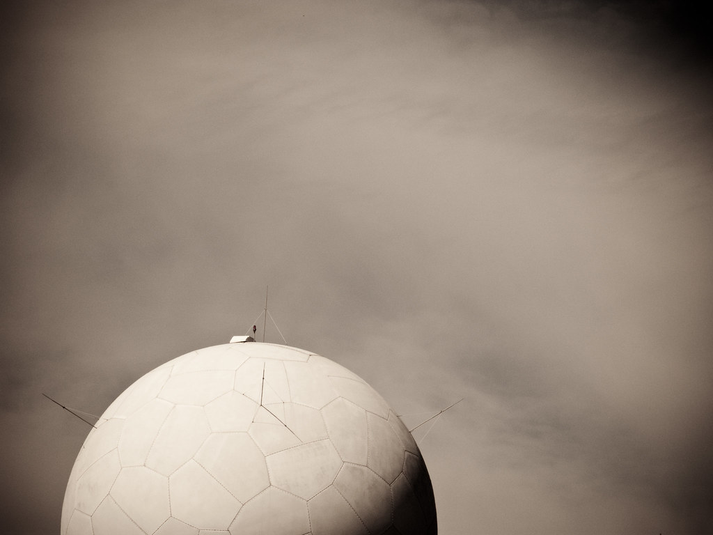 FAA Radar Dome As seen from the historic Fort Lawton Milit… Flickr