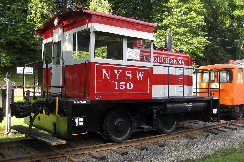 NJ Whippany Whippany Railway Museum Gas Mechanical Industrial Switching