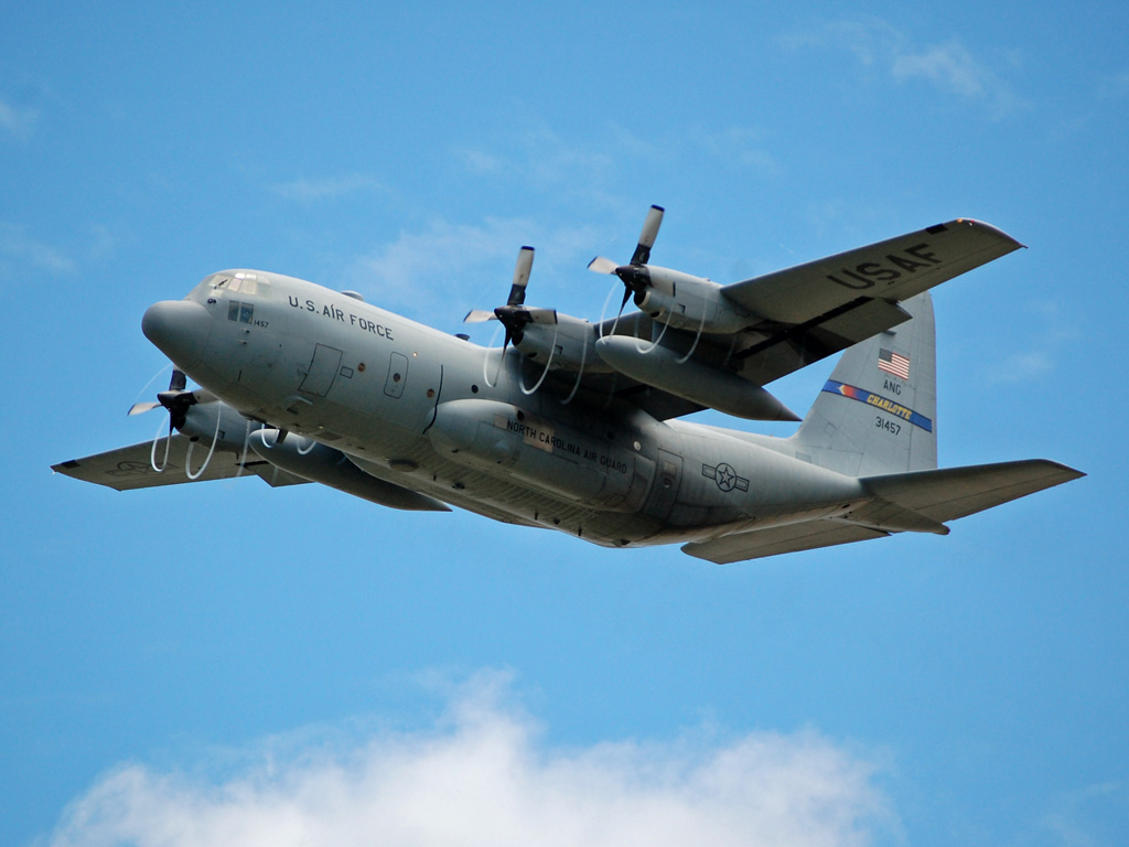 CLT 6509 USAF 31457 North Carolina ANG C130 Hercules Flickr
